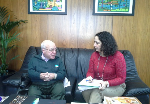 Belén do Campo reuniuse co representante da Unidade Provincial de Parapléxicos da Coruña para coñecer as necesidades do colectivo